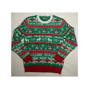Llama FALALA Christmas sweater, Ugly Christmas sweater, LARGE, NEW